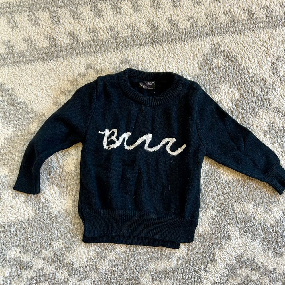 Little Bipsy Black Winter Brrr Sweater